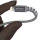Dux Ducis X1 2.4A USB naar Apple Lightning Kabel MFi 1M Grijs afbeelding 11