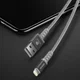 Dux Ducis X1 2.4A USB naar Apple Lightning Kabel MFi 1M Grijs afbeelding 12