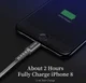Dux Ducis X1 2.4A USB naar Apple Lightning Kabel MFi 1M Grijs afbeelding 8