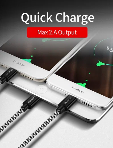 Dux Ducis 3-in-1 2.4A USB naar Lightning/USB-C/MicroUSB Kabel 1.2M afbeelding 8