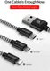 Dux Ducis 3-in-1 2.4A USB naar Lightning/USB-C/MicroUSB Kabel 1.2M afbeelding 5