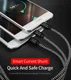 Dux Ducis 3-in-1 2.4A USB naar Lightning/USB-C/MicroUSB Kabel 1.2M afbeelding 7