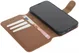 Minim 2-in-1 iPhone 13 Pro Hoesje Book Case en Back Cover Bruin afbeelding 2