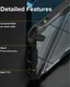 Ringke Fusion X Apple iPhone 13 Pro Max Hoesje Transparant Zwart afbeelding 6