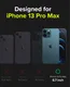 Ringke Fusion X Apple iPhone 13 Pro Max Hoesje Camo Zwart afbeelding 10