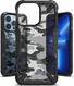 Ringke Fusion X Apple iPhone 13 Pro Max Hoesje Camo Zwart afbeelding 2