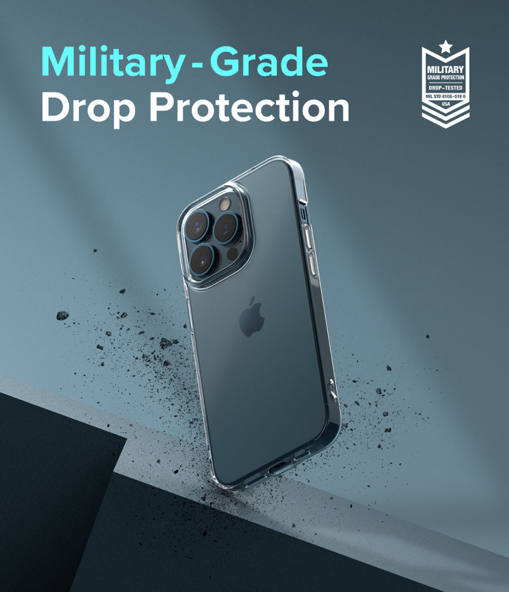 Ringke Air Apple iPhone 13 Pro Max Hoesje Flexibel TPU Transparant afbeelding 4