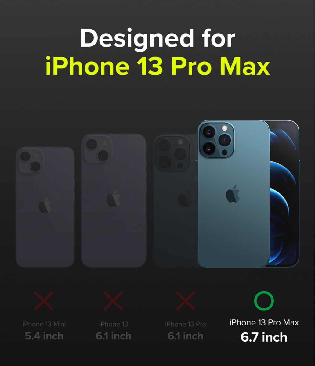 Ringke Onyx Apple iPhone 13 Pro Max Hoesje Flexibel TPU Zwart afbeelding 10