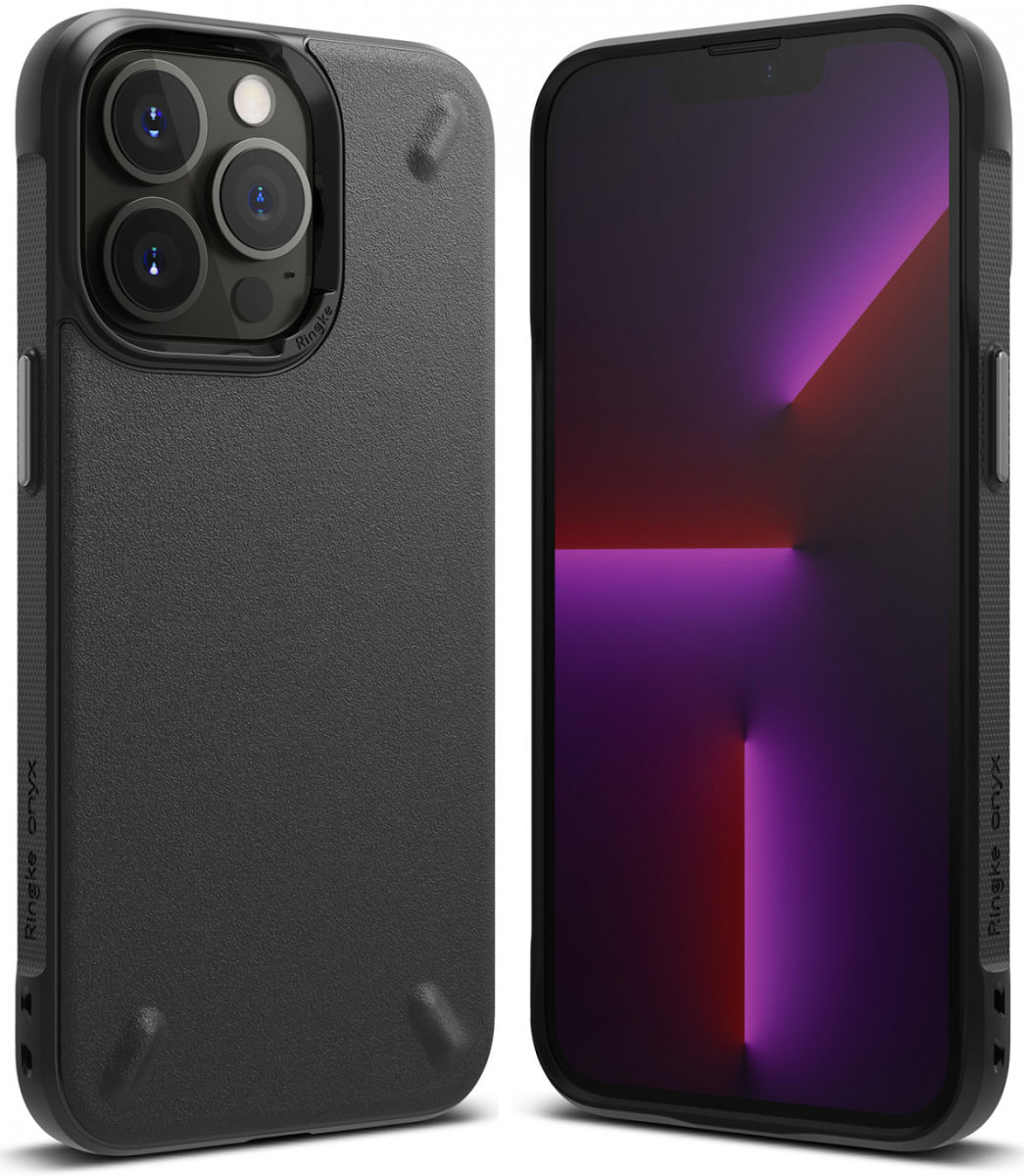 Ringke Onyx Apple iPhone 13 Pro Max Hoesje Flexibel TPU Zwart afbeelding 3