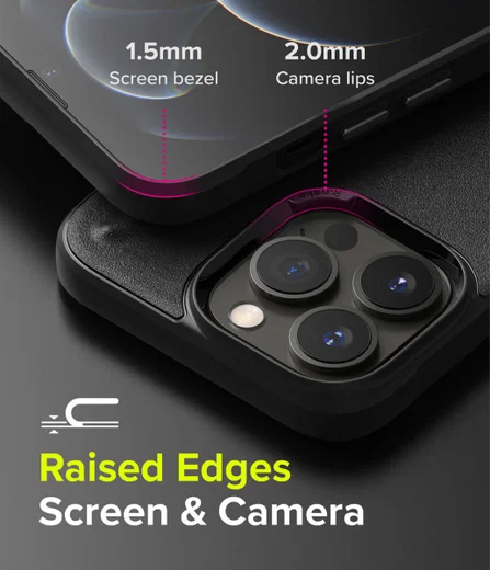 Ringke Onyx Apple iPhone 13 Pro Max Hoesje Flexibel TPU Zwart afbeelding 6
