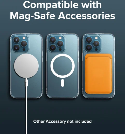 Ringke Fusion Apple iPhone 13 Pro Hoesje Magsafe Matte Transparant afbeelding 3