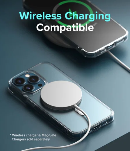 Ringke Fusion Apple iPhone 13 Pro Hoesje Magsafe Matte Transparant afbeelding 8