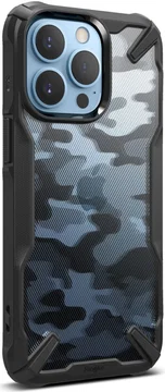 Ringke Fusion X Apple iPhone 13 Pro Hoesje Camo Zwart