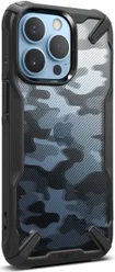 Ringke Fusion X Apple iPhone 13 Pro Hoesje Camo Zwart afbeelding