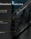 Ringke Fusion X Apple iPhone 13 Pro Hoesje Camo Zwart afbeelding 6