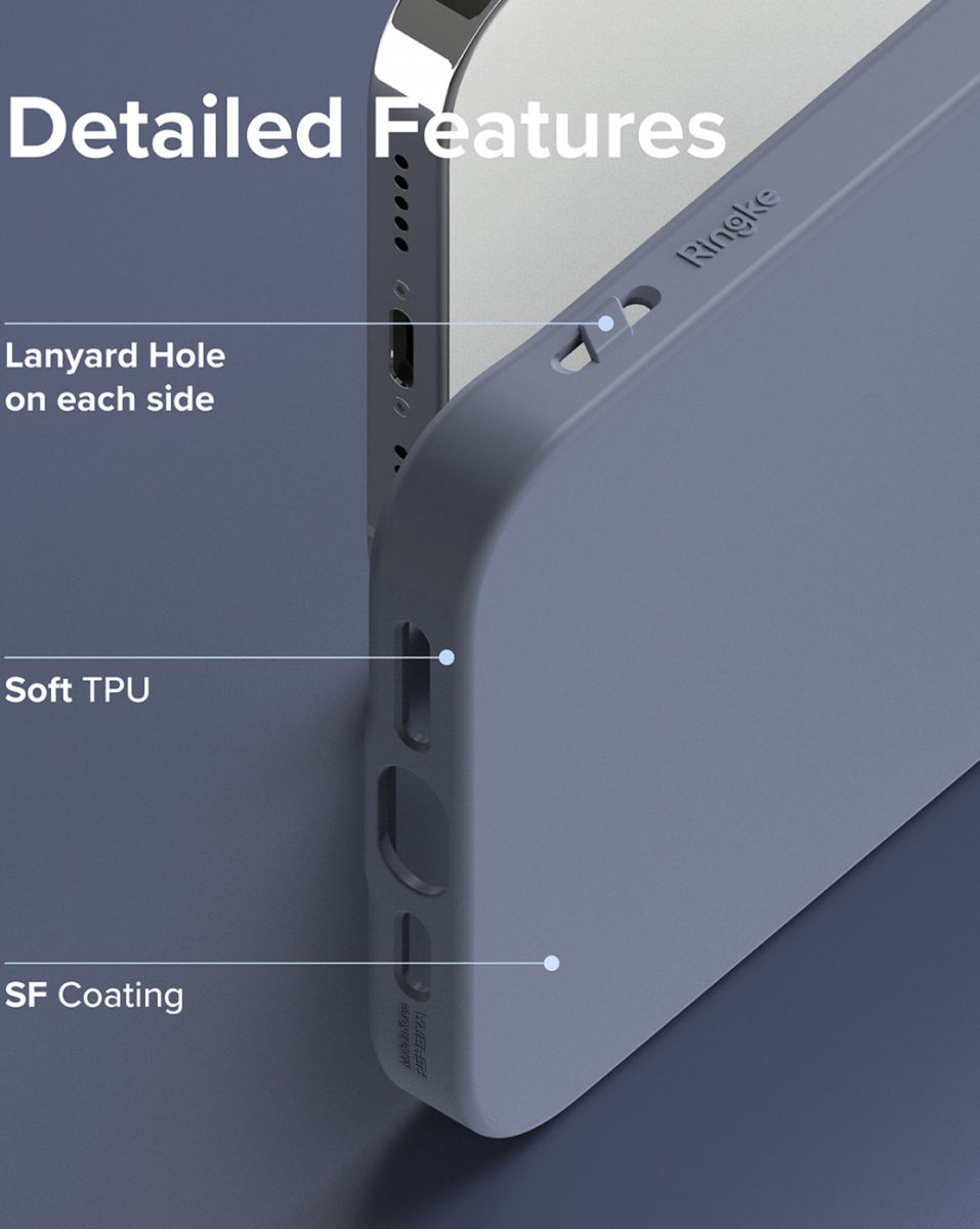 Ringke Air S Apple iPhone 13 Pro Hoesje Flexibel TPU Grijs afbeelding 7