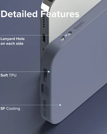 Ringke Air S Apple iPhone 13 Pro Hoesje Flexibel TPU Grijs afbeelding 7