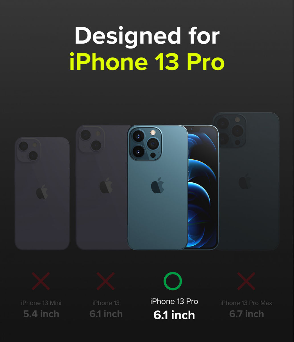 Ringke Onyx Apple iPhone 13 Pro Hoesje Flexibel TPU Zwart afbeelding 9
