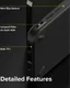 Ringke Onyx Apple iPhone 13 Pro Hoesje Flexibel TPU Zwart afbeelding 6
