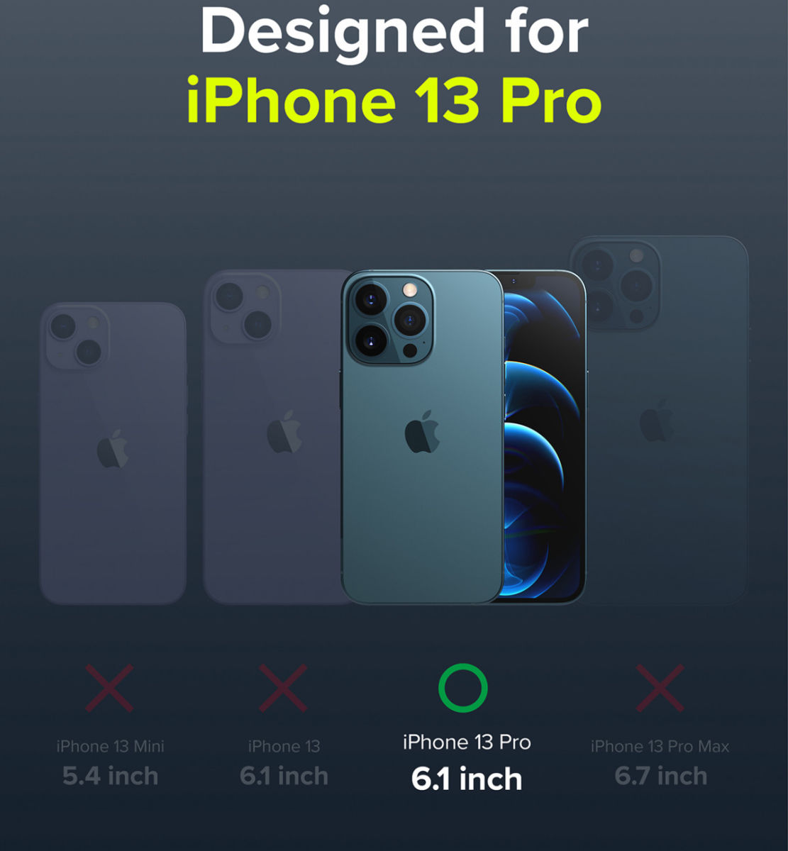 Ringke Onyx Apple iPhone 13 Pro Hoesje Flexibel TPU Blauw afbeelding 10