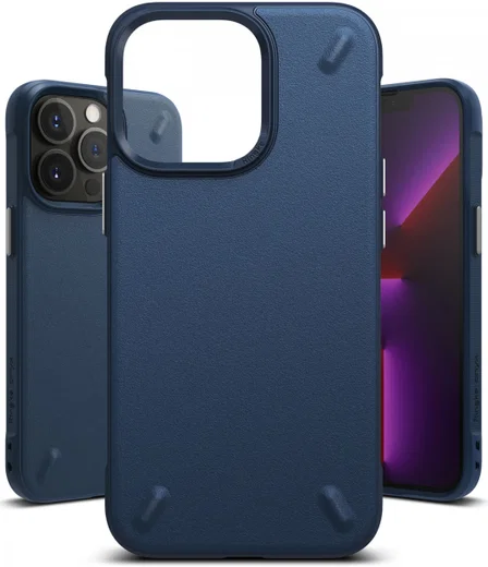 Ringke Onyx Apple iPhone 13 Pro Hoesje Flexibel TPU Blauw afbeelding 2