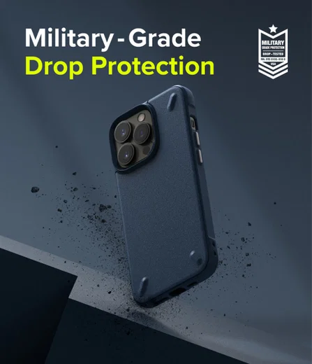 Ringke Onyx Apple iPhone 13 Pro Hoesje Flexibel TPU Blauw afbeelding 3