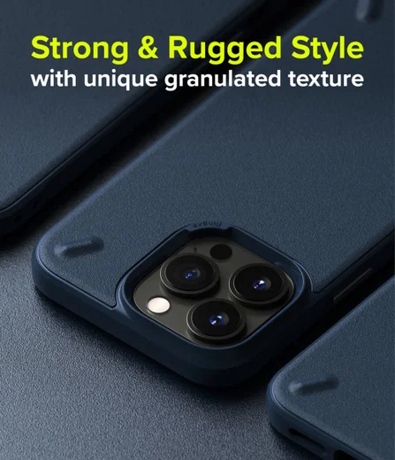 Ringke Onyx Apple iPhone 13 Pro Hoesje Flexibel TPU Blauw afbeelding 4