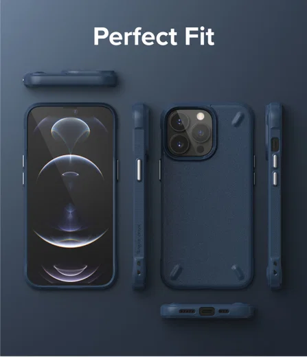 Ringke Onyx Apple iPhone 13 Pro Hoesje Flexibel TPU Blauw afbeelding 7