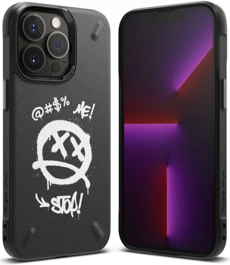 Ringke Onyx Design Apple iPhone 13 Pro Hoesje Flexibel TPU Graffiti afbeelding 3