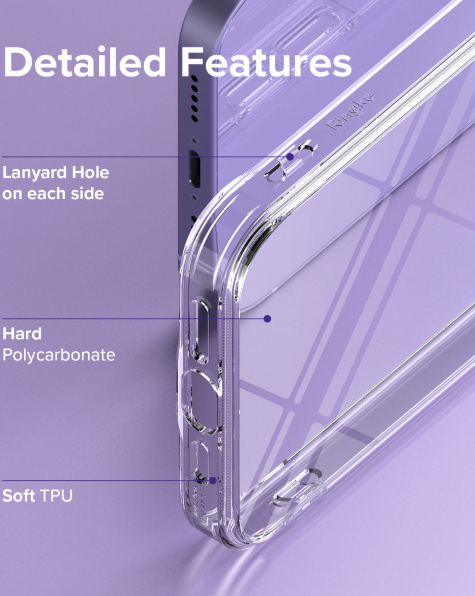 Ringke Fusion Apple iPhone 13 Hoesje Back Cover Transparant afbeelding 8
