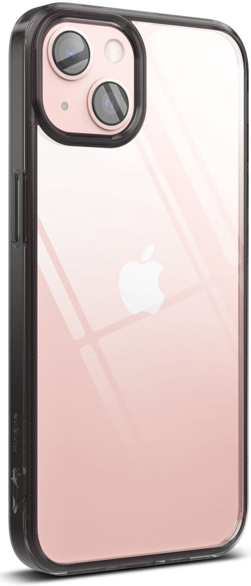 Ringke Fusion Apple iPhone 13 Hoesje Back Cover Transparant Zwart afbeelding 1