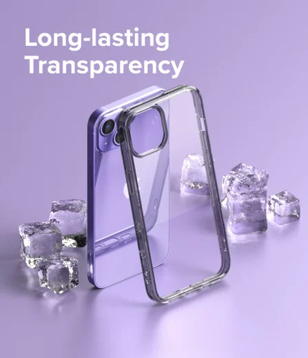 Ringke Fusion Apple iPhone 13 Hoesje Back Cover Transparant Zwart afbeelding 6