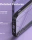 Ringke Fusion Apple iPhone 13 Hoesje Back Cover Transparant Zwart afbeelding 7