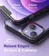 Ringke Fusion Apple iPhone 13 Hoesje Back Cover Transparant Zwart afbeelding 8