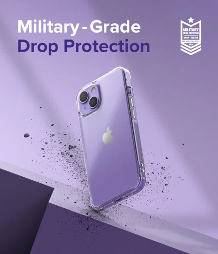 Ringke Fusion Apple iPhone 13 Hoesje Back Cover Matte Transparant afbeelding 5