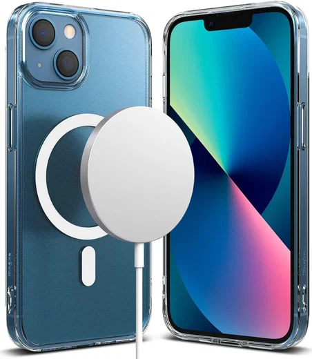 Ringke Fusion Apple iPhone 13 Hoesje MagSafe Matte Transparant afbeelding 1