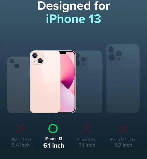 Ringke Fusion Apple iPhone 13 Hoesje MagSafe Matte Transparant afbeelding 5