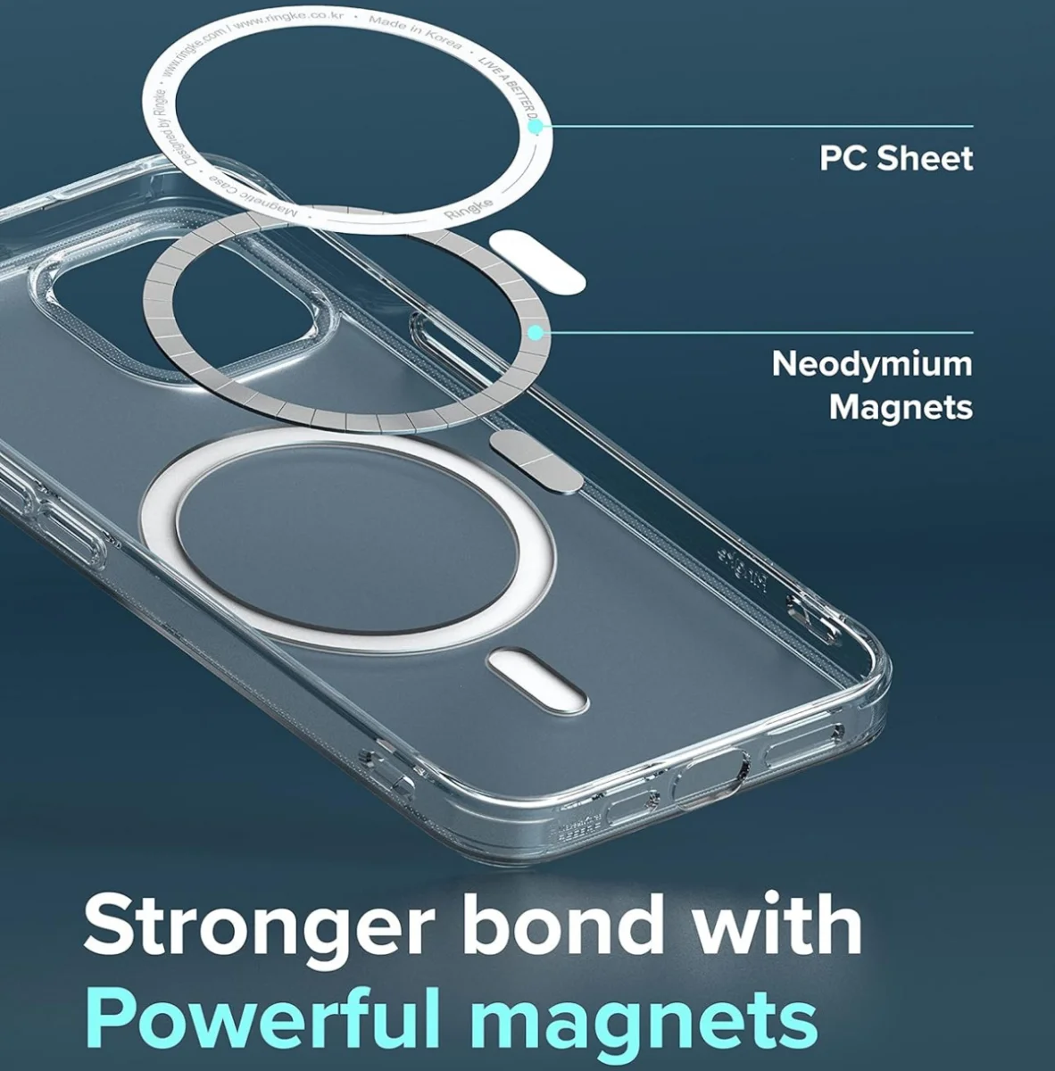 Ringke Fusion Apple iPhone 13 Hoesje MagSafe Matte Transparant afbeelding 8
