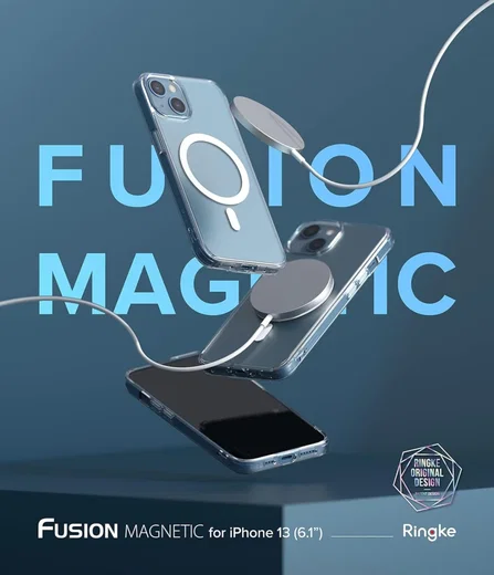 Ringke Fusion Apple iPhone 13 Hoesje MagSafe Matte Transparant afbeelding 10