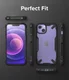Ringke Fusion X Apple iPhone 13 Hoesje Back Cover Transparant Zwart afbeelding 10