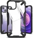 Ringke Fusion X Apple iPhone 13 Hoesje Back Cover Transparant Zwart afbeelding 4