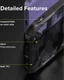 Ringke Fusion X Apple iPhone 13 Hoesje Back Cover Camo Zwart afbeelding 6