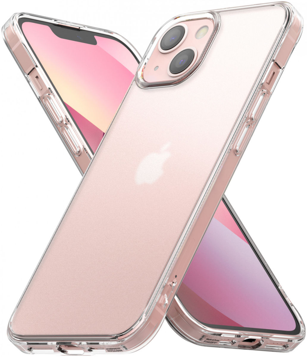 Ringke Fusion Apple iPhone 13 Mini Hoesje Back Cover Matte Transparant afbeelding 2