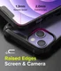 Ringke Fusion X Apple iPhone 13 Mini Hoesje Transparant Zwart afbeelding 7