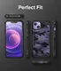 Ringke Fusion X Apple iPhone 13 Mini Hoesje Camo Zwart afbeelding 8