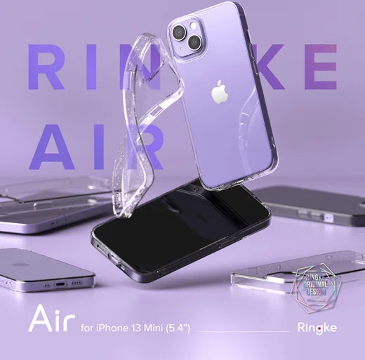 Ringke Air Apple iPhone 13 Mini Hoesje Flexibel TPU Zwart afbeelding 11