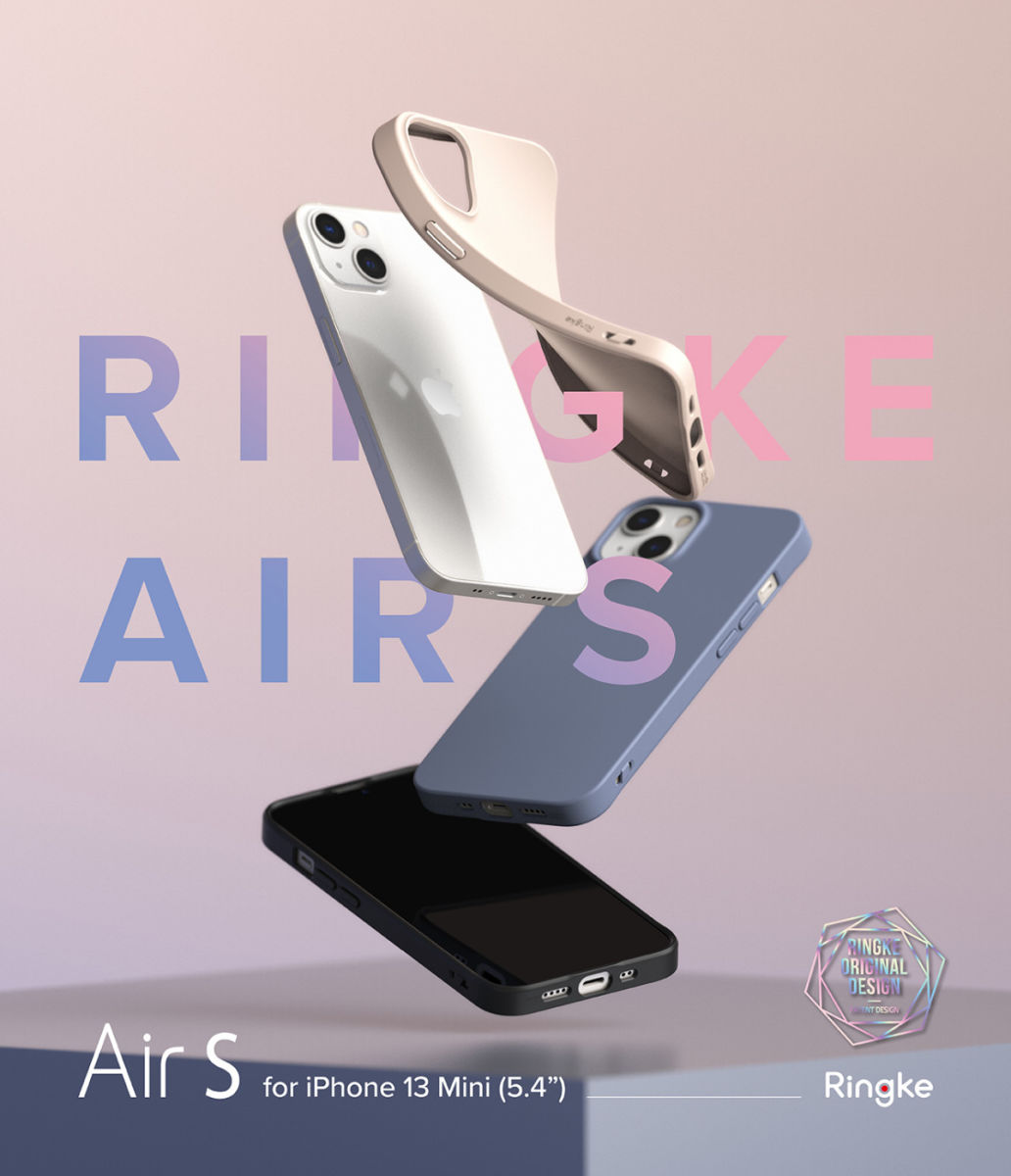 Ringke Air S Apple iPhone 13 Mini Hoesje Flexibel TPU Back Cover Roze afbeelding 12