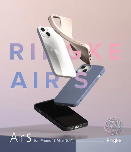 Ringke Air S Apple iPhone 13 Mini Hoesje Flexibel TPU Back Cover Roze afbeelding 12