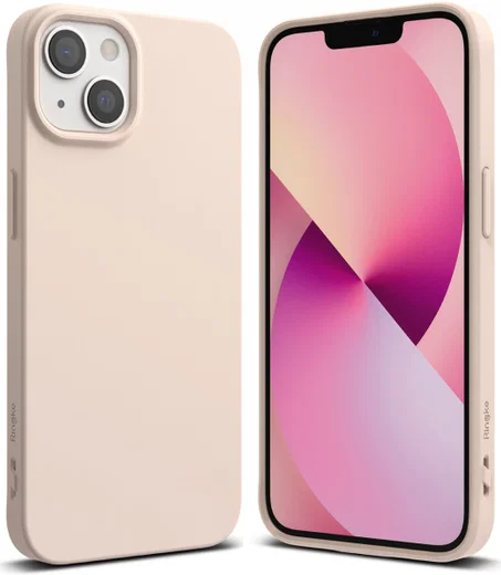 Ringke Air S Apple iPhone 13 Mini Hoesje Flexibel TPU Back Cover Roze afbeelding 1