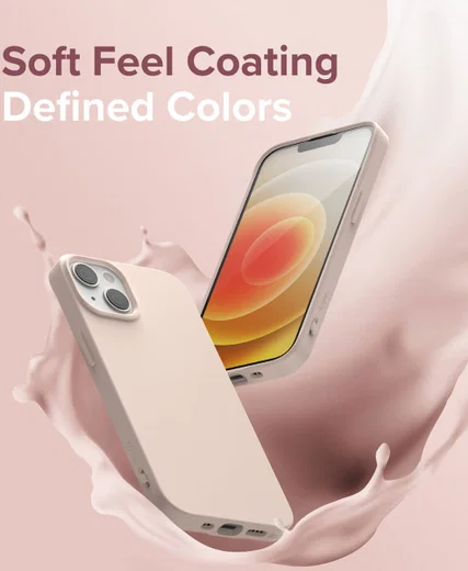 Ringke Air S Apple iPhone 13 Mini Hoesje Flexibel TPU Back Cover Roze afbeelding 6